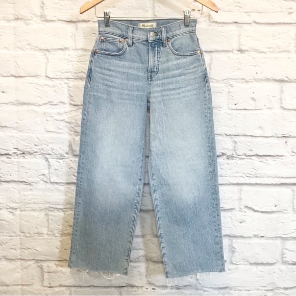 Madewell 23P The Perfect Vintage Wide-Leg Crop Jean Women’s High Rise Jeans - Picture 3 of 12